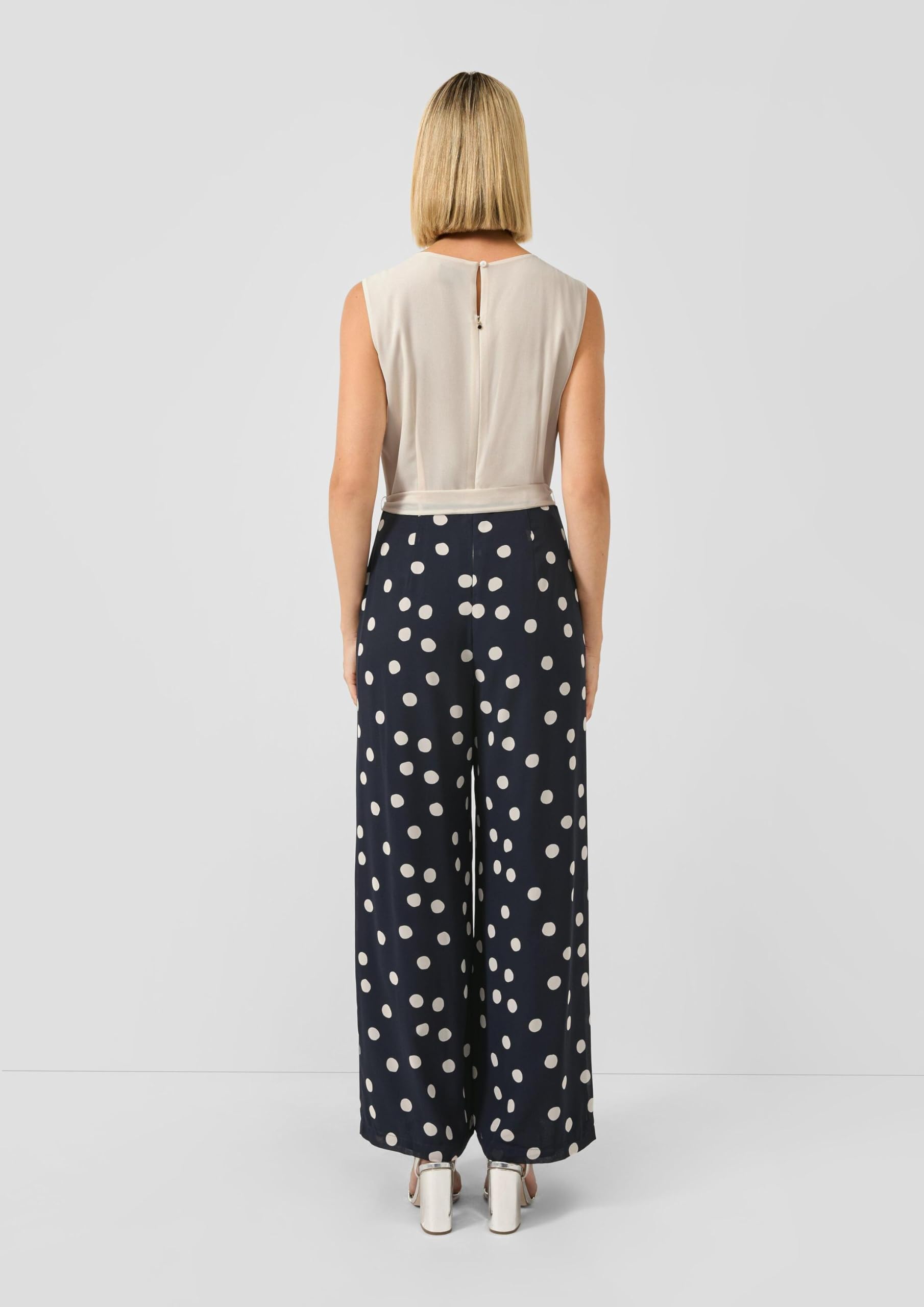 s.Oliver Ärmelloser Jumpsuit aus Chiffon