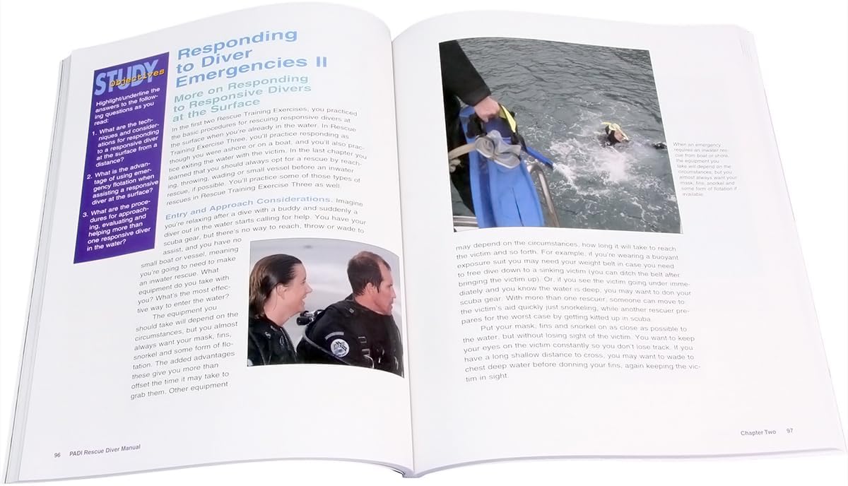Padi - Rescue Diver Manual and Slate Only