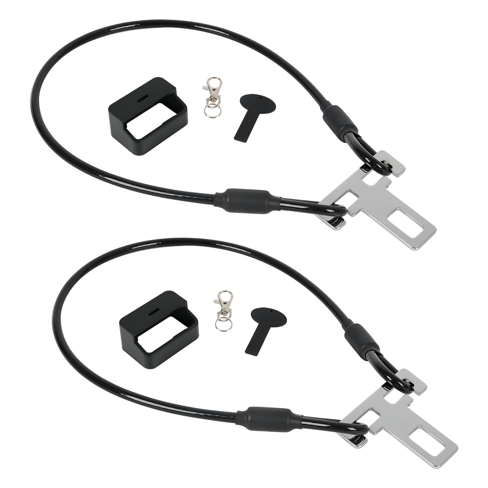 Antirrobo accesorios para autocaravana, 2 unidades de 60 cm, protección antirrobo, cerradura de puerta corredera de camping para caravanas, autocaravanas, furgonetas, vehículos comerciales (A)