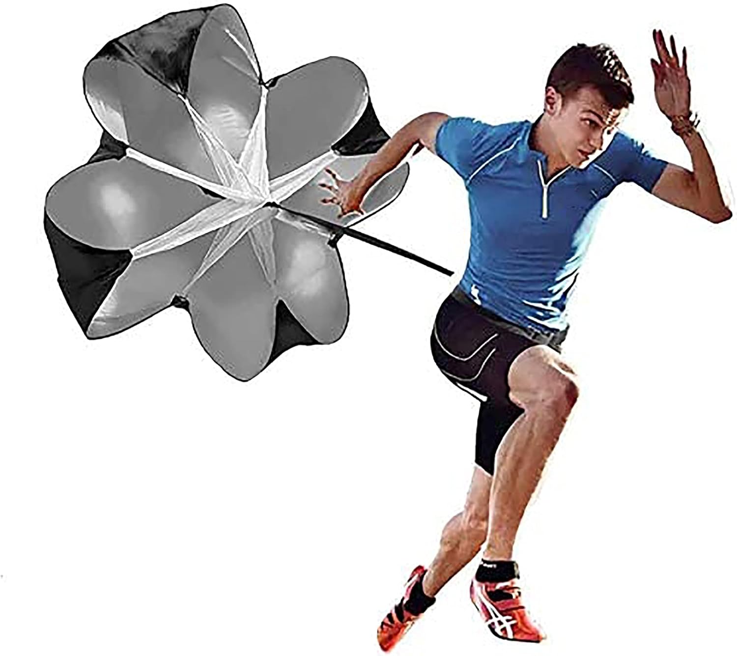 Resistance Parachute Running Speed Chute, Resistance Parachute for Speed Training, for Kids Youth and Adults Speed Chute Comes,with Carry Bag