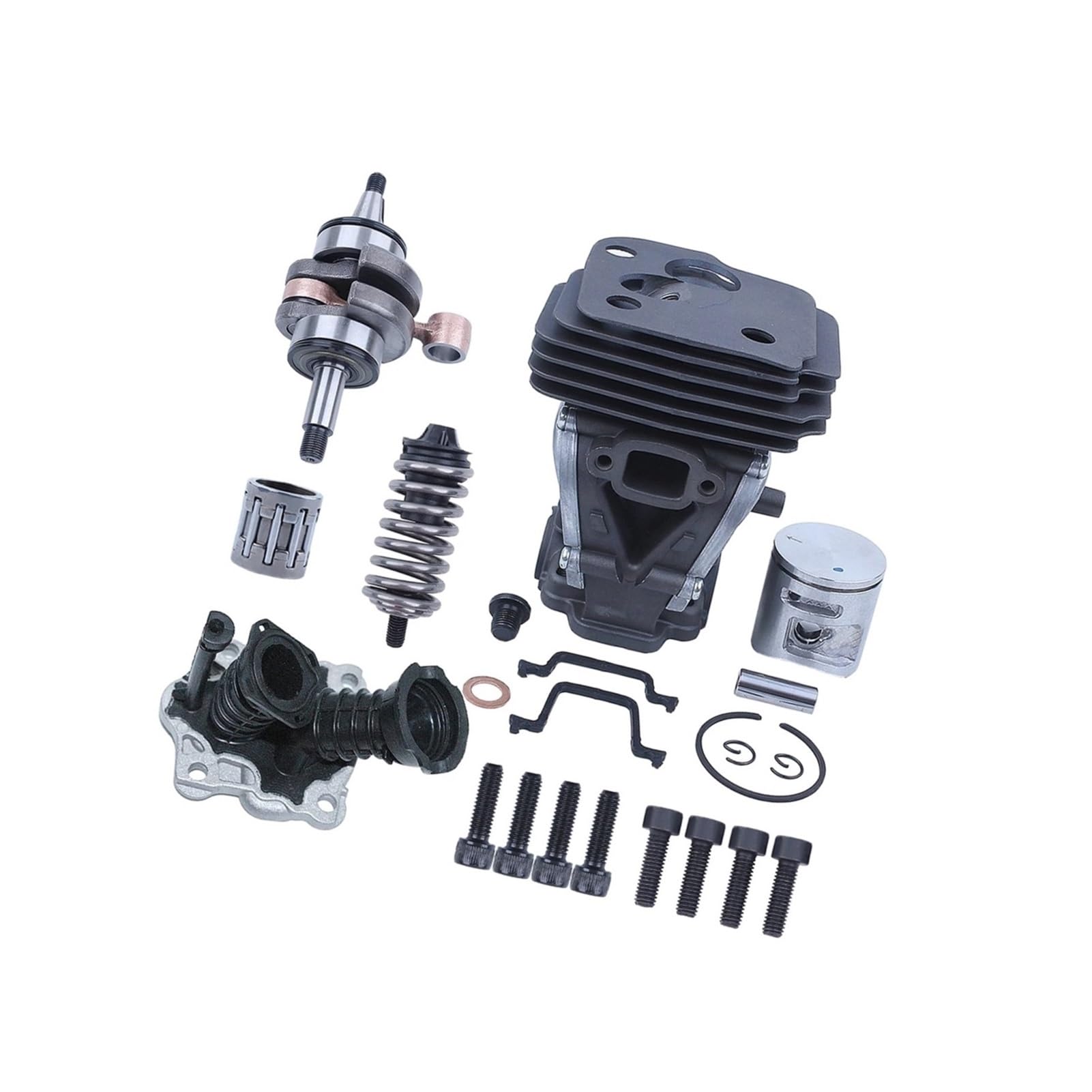 Motosierra sin fuerza solución con cilindro de 42mm pistón y juntas para modelos 450 y 445