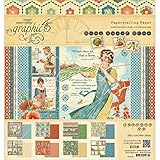 Graphic 45 Home Sweet Home Pad, 8 by 8-Inch