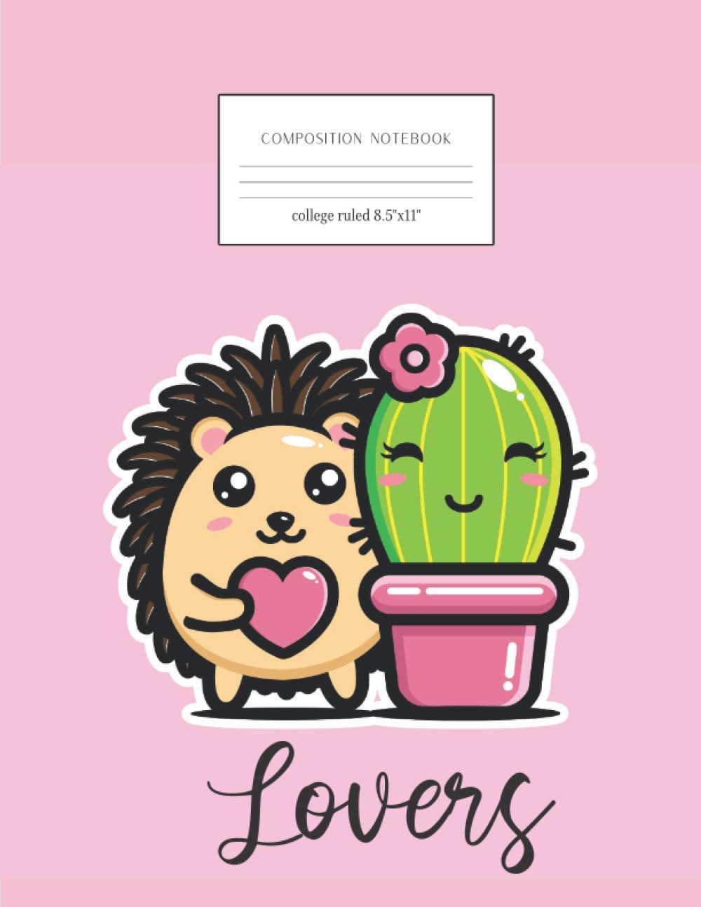 Composition notebook College ruled 8.5" x 11": Cute Little Hedgehogs College ruled 8.5" x 11". For school, kids, students and writing lover