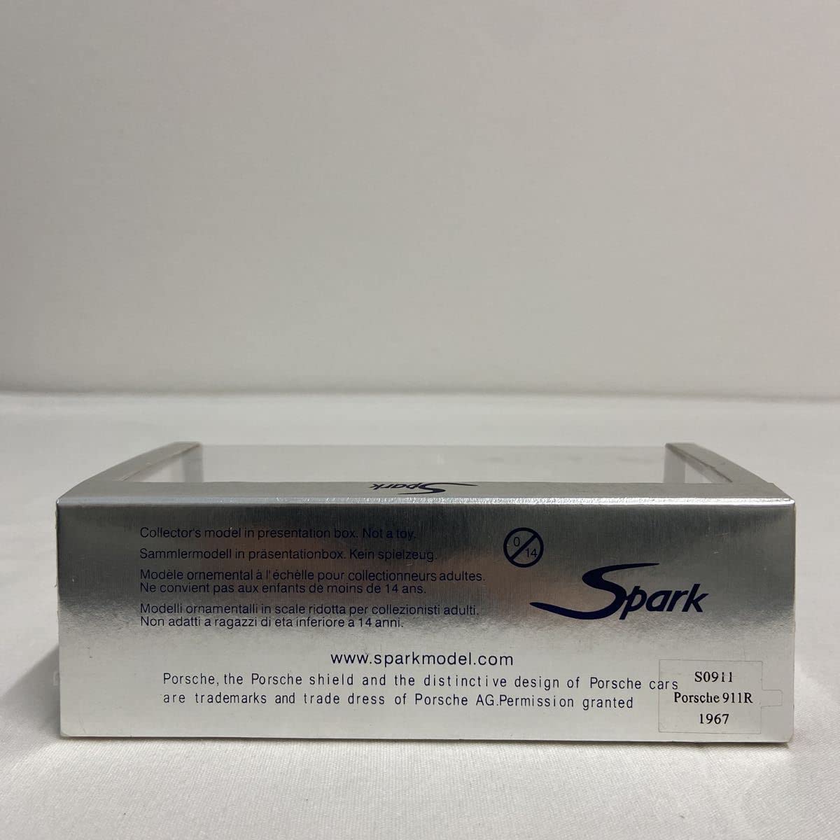 Amazon | spark model 1/43 Porsche 911R 1967年 Silver スパーク