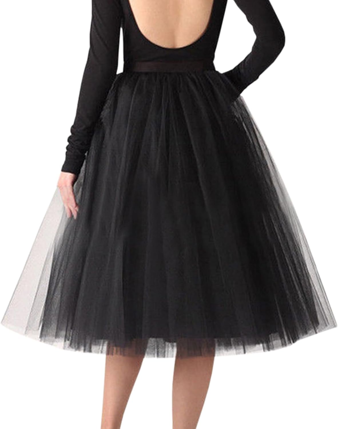 WDPL Adult A-line Tulle Skirt Bridesmaid Petticoat Tutu for Women - Image 2