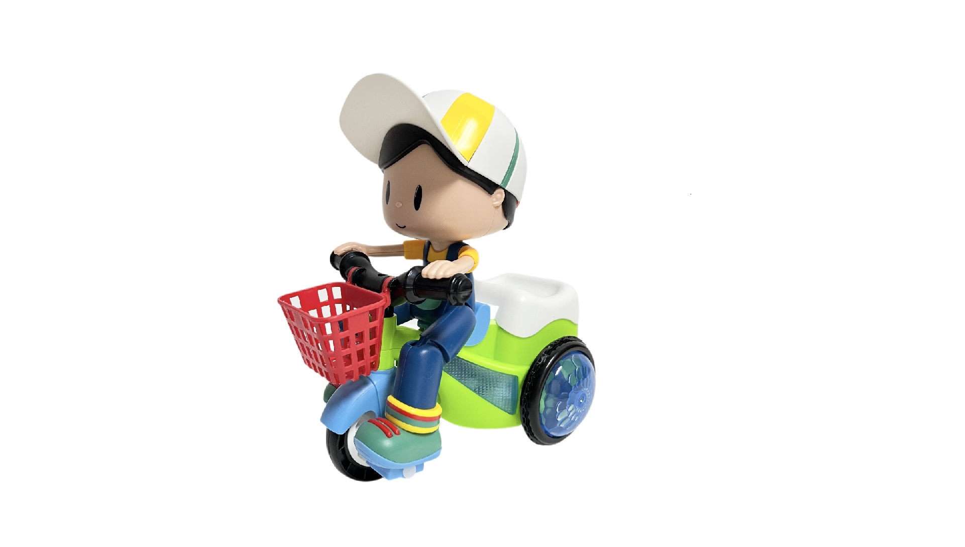 Amazon.co.jp: CHuxin 乗り物玩具 電動360度回転ライトアップ三輪車