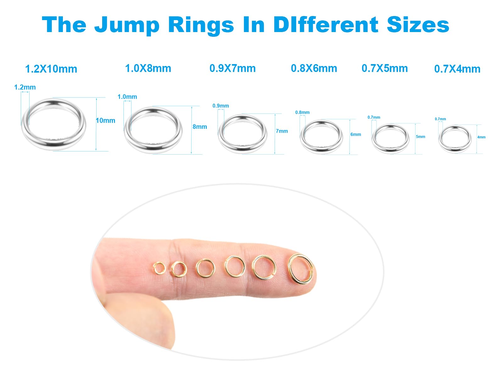 Argollas Para Llavero Anillos De Plata De Ley 925 En Forma De