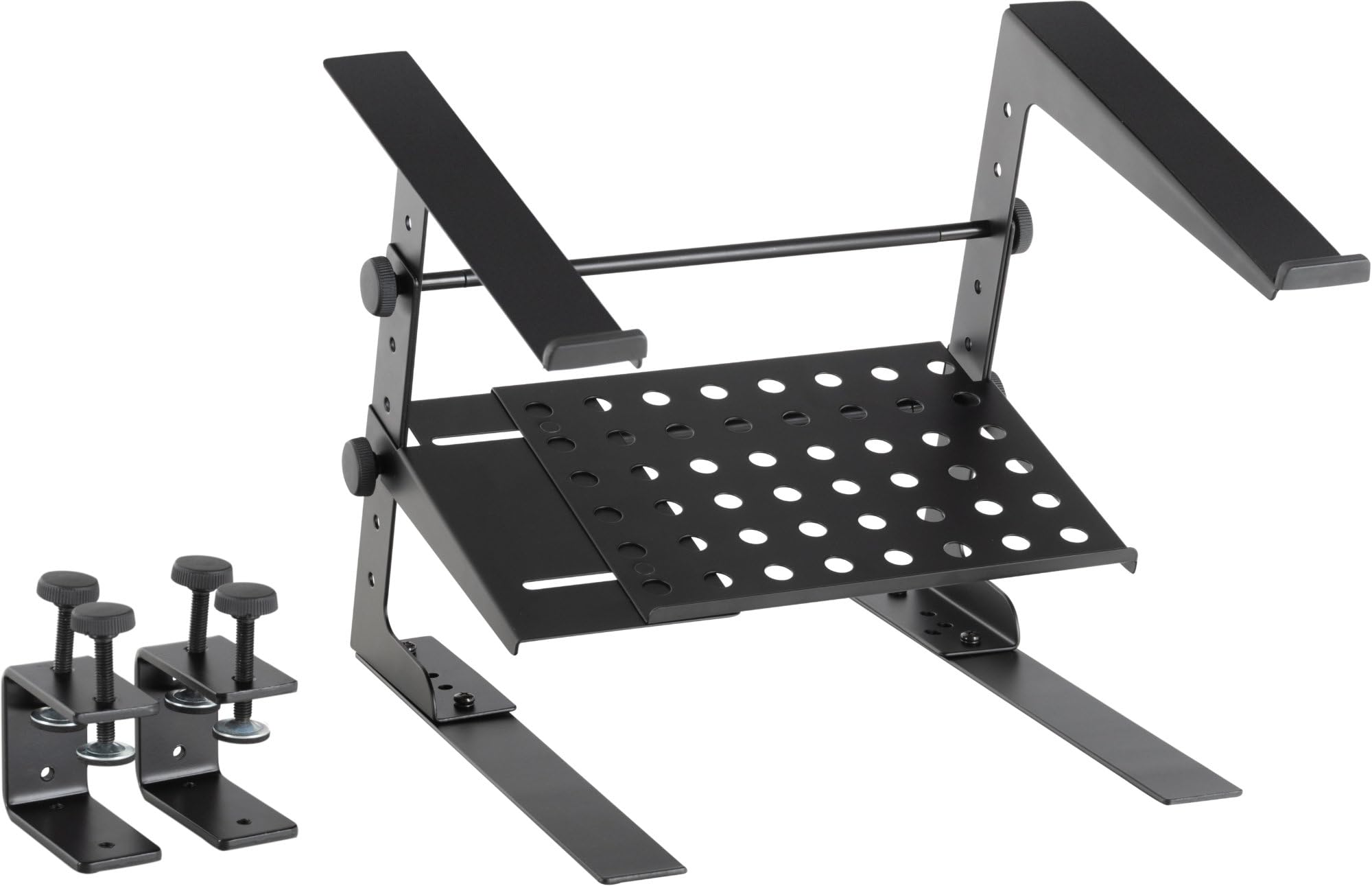 Pronomic ‎00032124 LS-210 Deluxe Stojak na Laptop, Czarny, od 16, 5 do 25, 5 cm