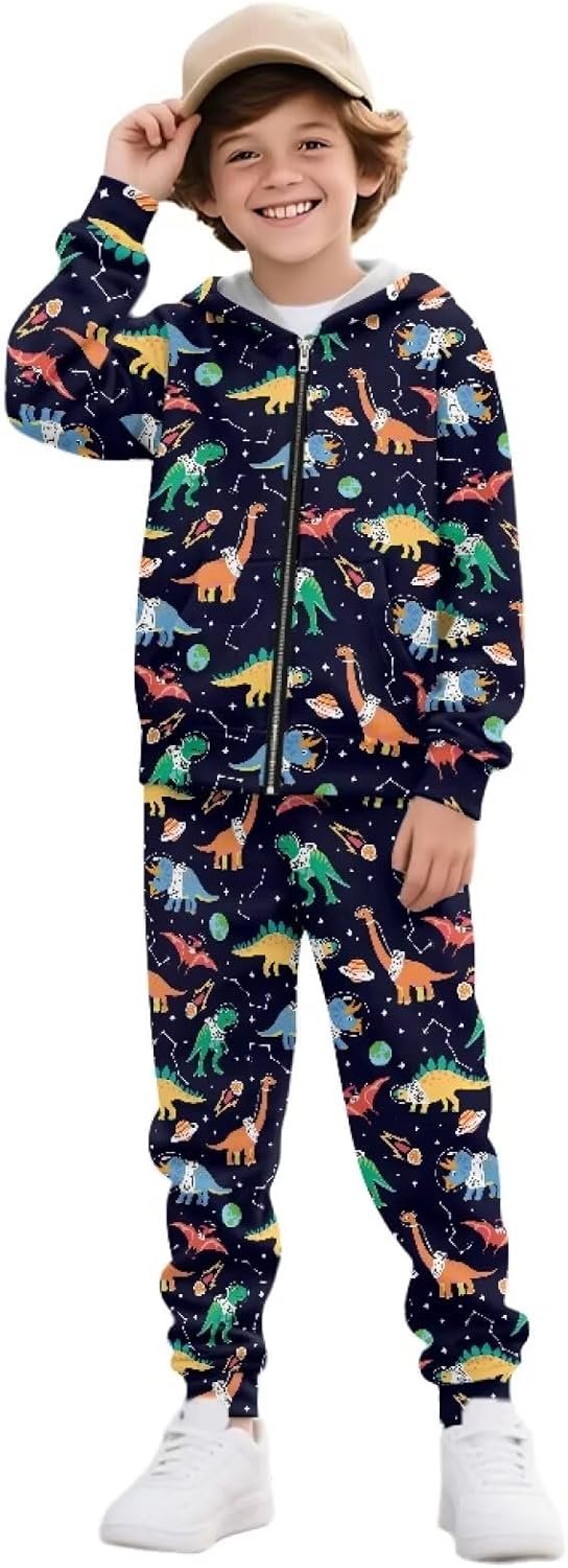 Hoodie Sweastshirt and Pants Set for Boys 6-15Y Sweatshirts and Sweatpants