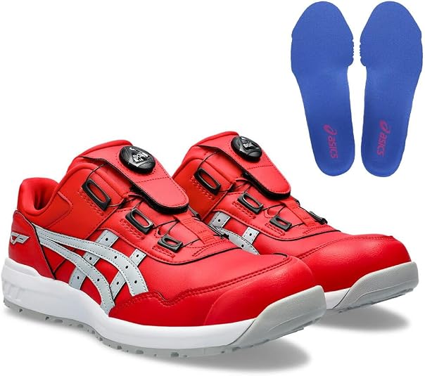 Amazon | アシックス asics 安全靴 作業靴 ウィンジョブ CP306 BOA