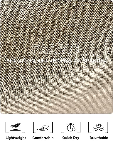 JINSHI Pantalones Senderismo Mujer Cargo Jogger Pantalón Ligero Transpirable Pantalone Ocio Aire Libre Deportes Acampada Trekking Multibolsillos Caqui Talla L - imagen 7