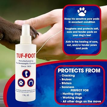 Dog Paw & Skin Protection Liquid 7oz, 3-Pack | Veterinarian Recommended | Heals & Protects Paws, Hooves & Skin | Lick-Safe Paw Protector for Dogs Against Hot Pavement, Ice & Salt