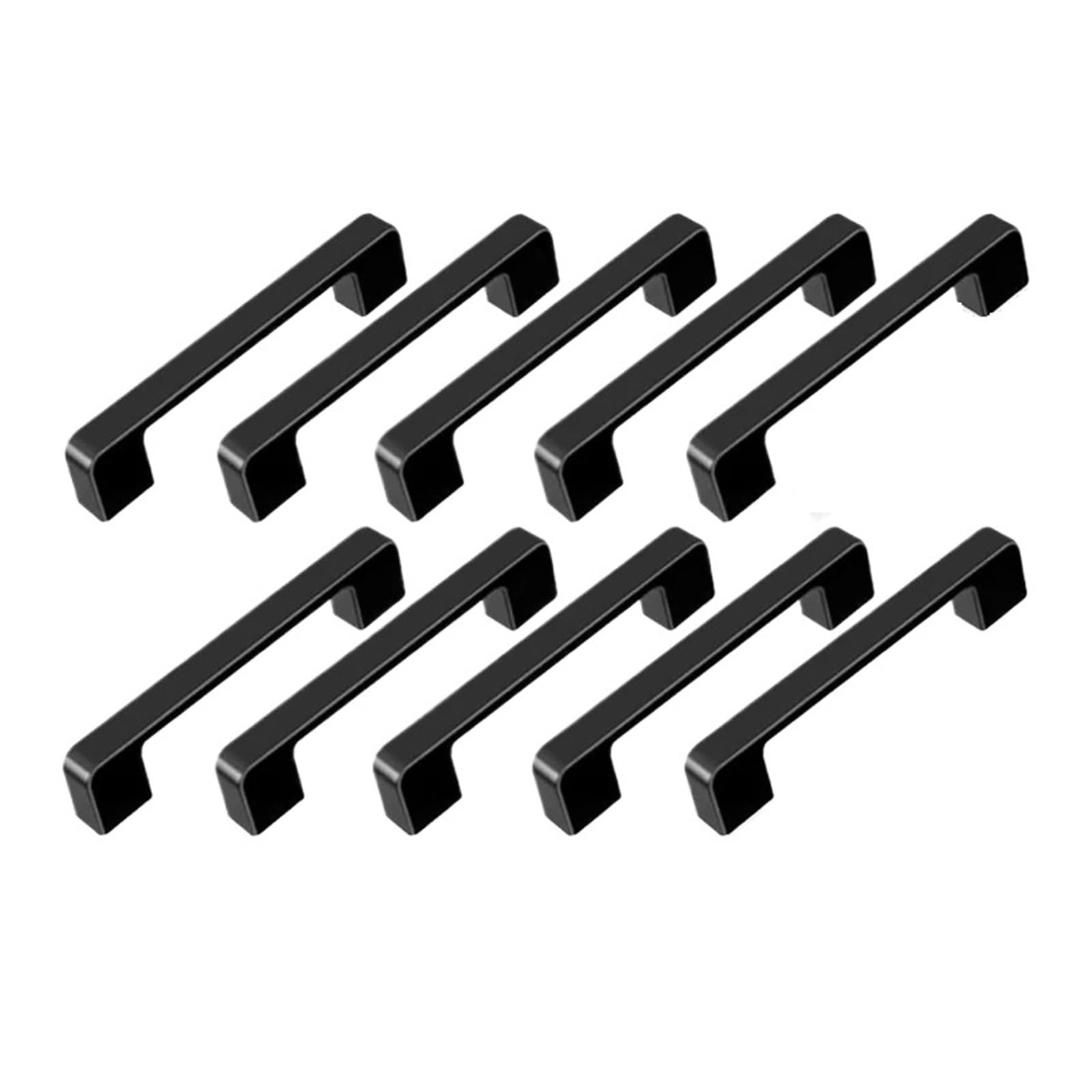 Schubladenknöpfe 10/20 Stück Schwarze Griffe For Möbel, Schrankknöpfe Und Griffe, Küchengriffe, Schubladenknöpfe, Schrankgriffe(Black 128mm*10)