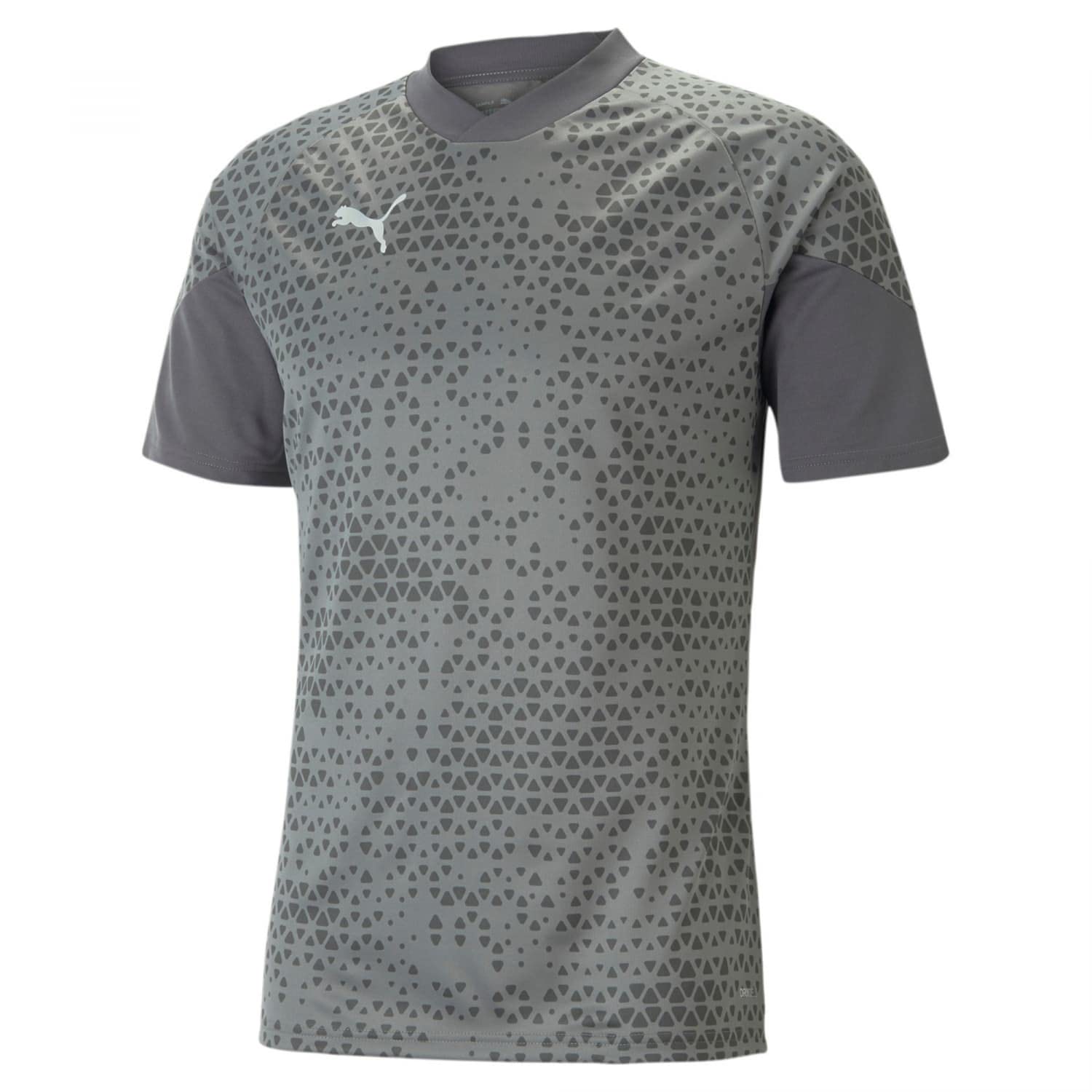 PUMA Men's Teamcup Training Jersey Tee, Flat Medium Gray, M UK