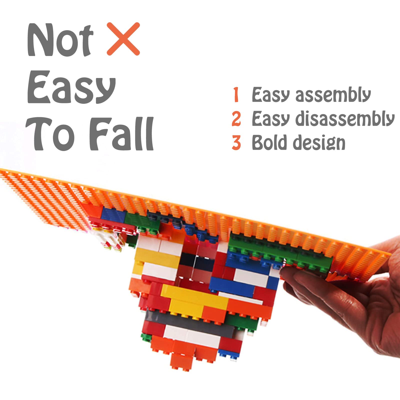 200 Piece Classic Building Bricks, 2x4 Bulk Bricks STEM Creative Building Toys, Red, Yellow, Blue, Green(Samll Bricks, 1.25x0.62x0.47 in)