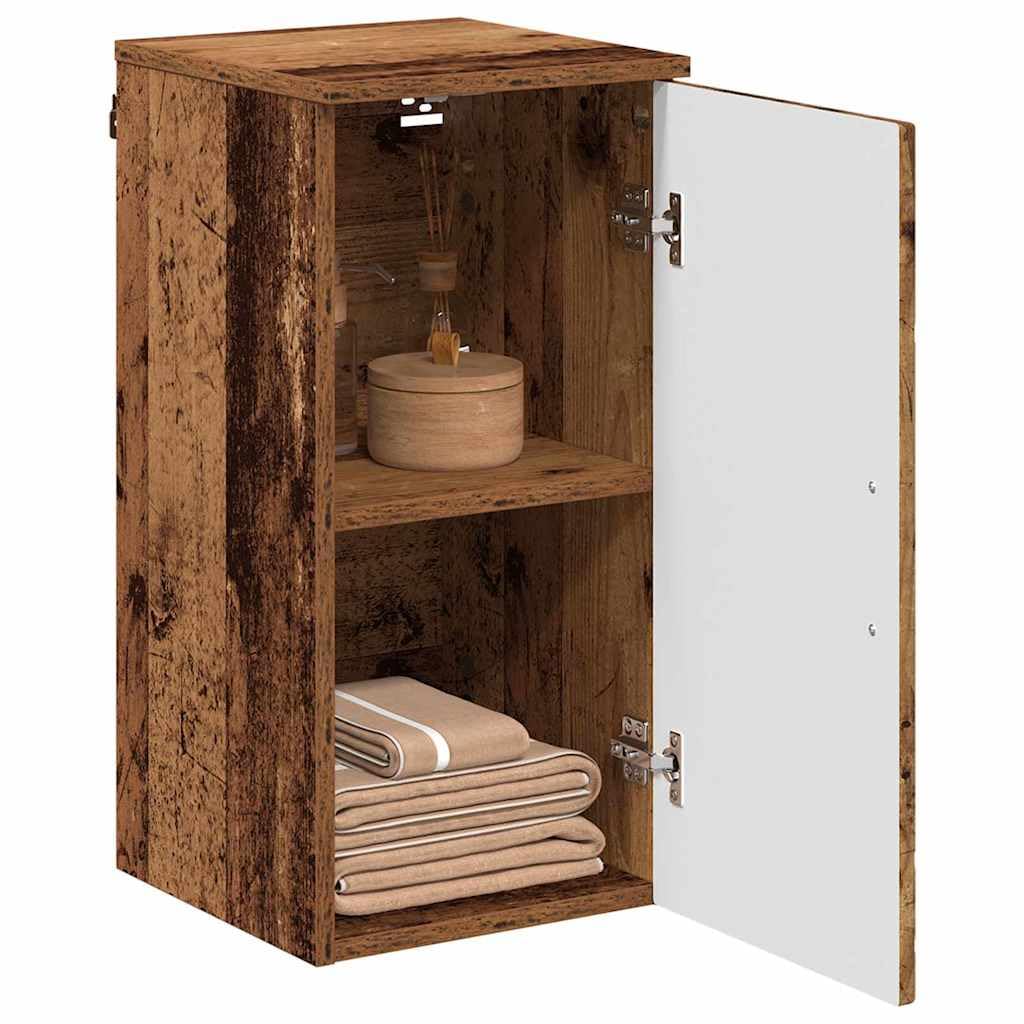 vidaXL Badezimmerschrank Altholz 30 x 31,5 x 61 cm