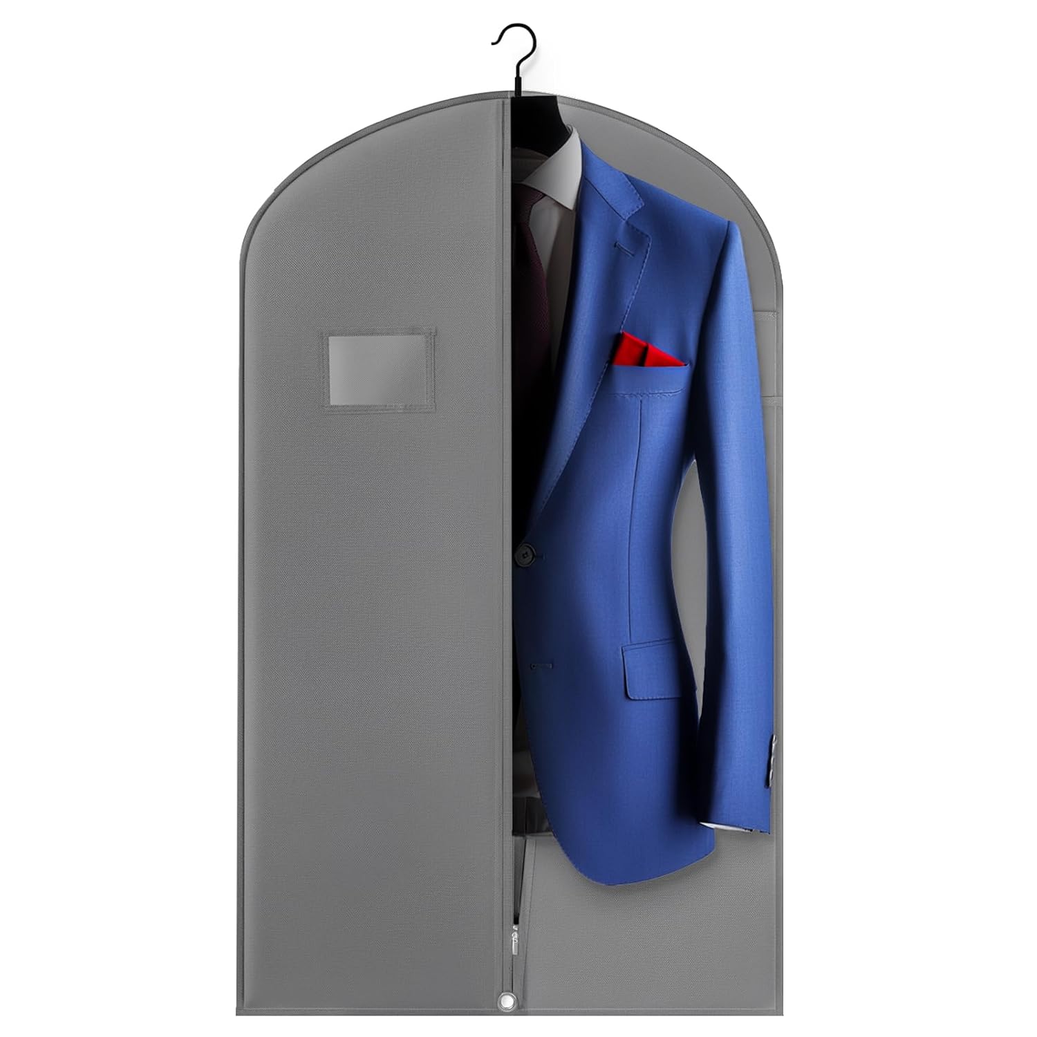 40-inch Suit Bag Garment Bag for Travel and Storage Garment Bags for Hanging Clothes with Zipper and Visible