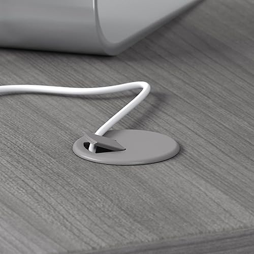 Miniatura 27 de Bush Business Muebles stc013sg Studio C computadora y archivo, 72" x 30," Storm Gray, Madera, Blanco Blanco,Negro Nuez (Black Walnut),Nogal