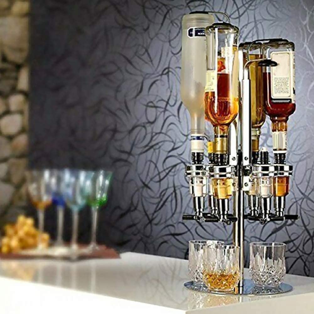 Distributore Bevande Per 6 Shot - Dispenser Per Vino E Liquori Con Bicchierini
