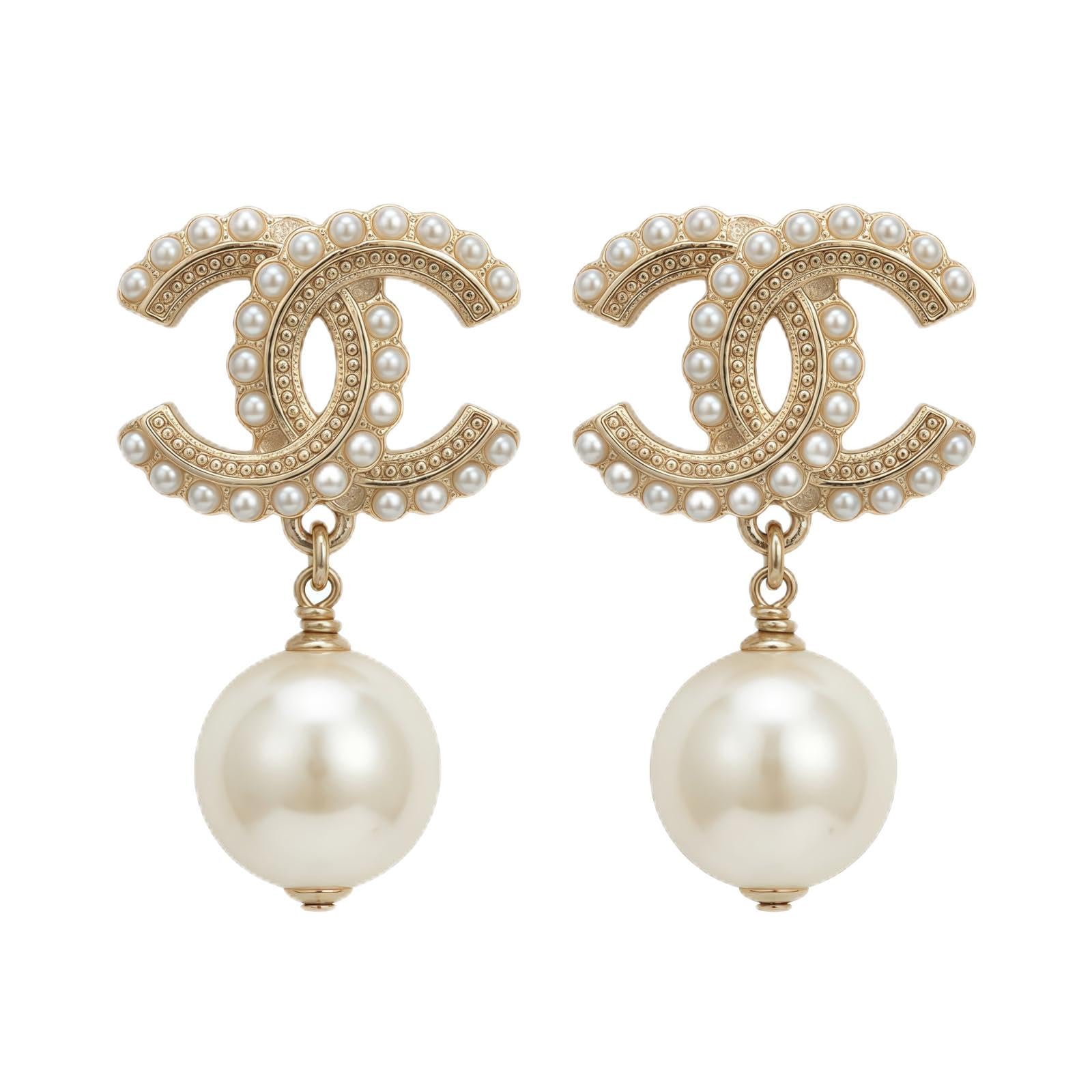 Moorehl 18K Gold Plated Copper Pearl Earrings Non-Allergenic Birthday Gift Baroque Exquisite Jewelry Shining And lustrous Earrings — view 6