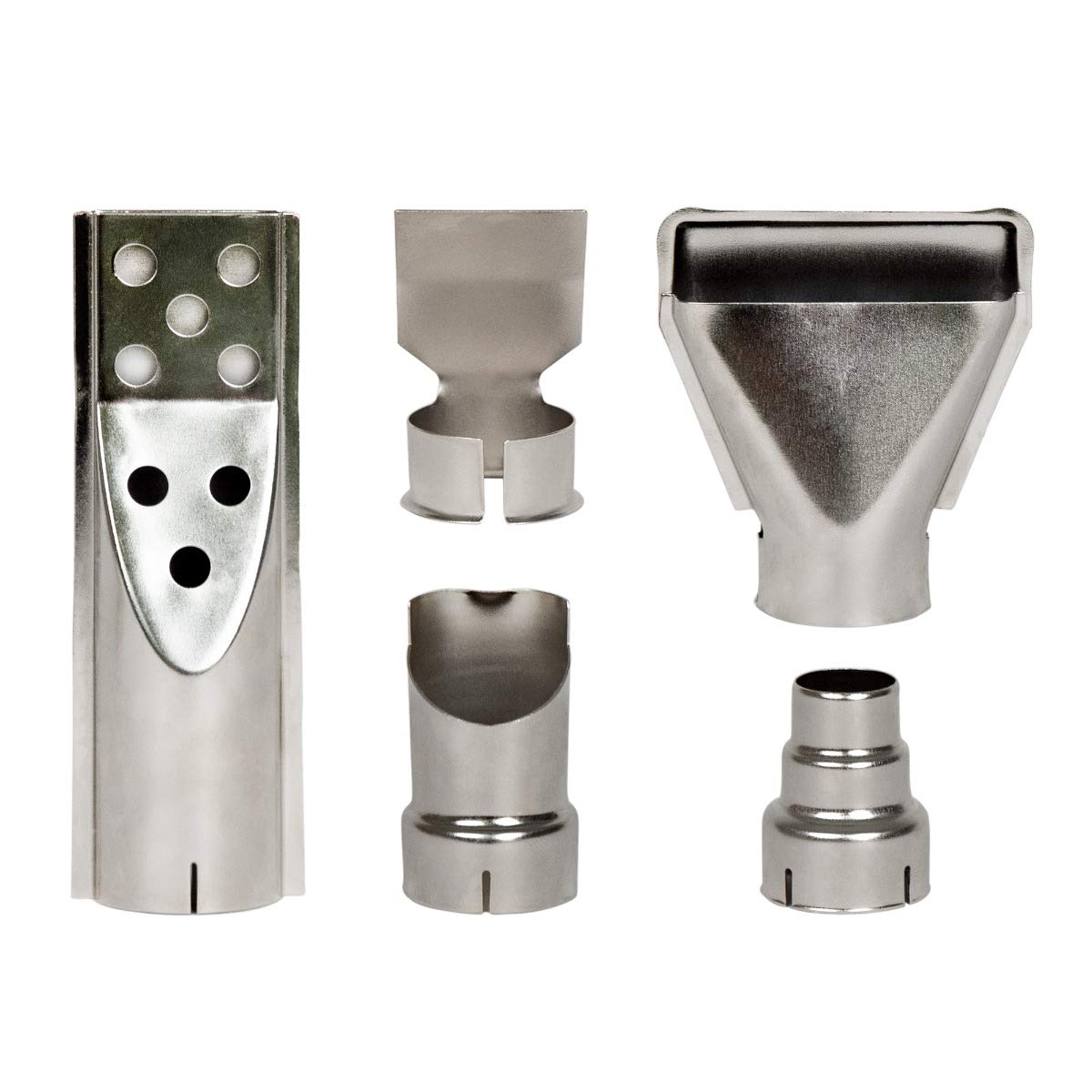 Vonroc Set de 5 Buses pour Décapeur Thermique - 5 Pièces Universelles Ø35mm - Allume-Barbecue Inclus - Compatibles avec Les Décapeurs Thermiques 2000W Vonroc HA501AC et HA502AC