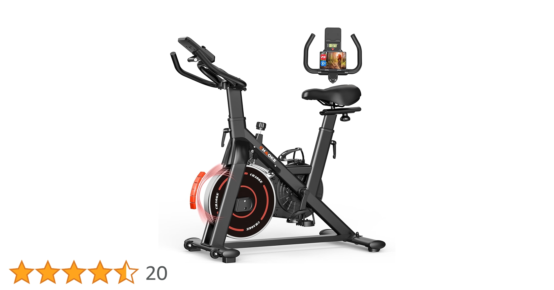 Amazon.co.jp: CHAOKE スピンバイク エアロバイク 【Zwift/アプリ連動