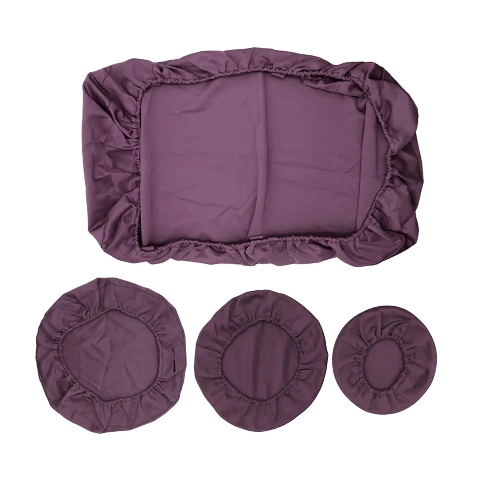 Juego de 5 Fundas para sillón Dental, Muy elásticas, Protectoras Completas para Asiento, Lavables, con Fundas Protectoras para reposacabezas y cojín para clínicas.(Dark Green,L)