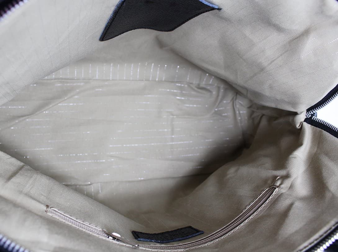 Chicca Borse CTM Borsa Donna Classica Elegante, 40x30x15cm, Vera Pelle 100% Made in Italy