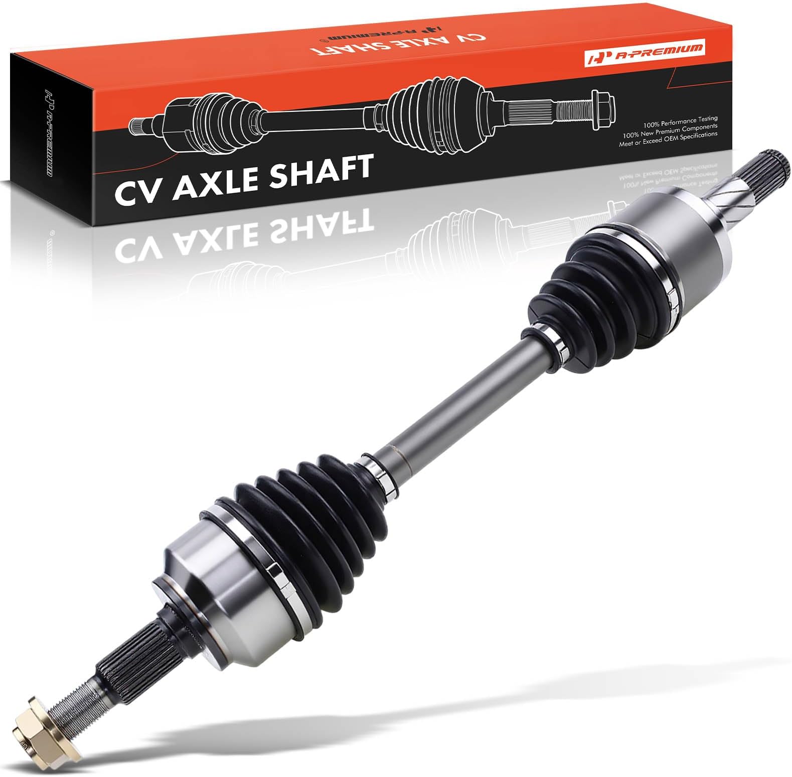 A-Premium CV Axle Shaft Assembly Compatible with Jeep Vehicles - Grand Cherokee 2005-2010 AWD, Commander 2006-2010 AWD 4WD - Fits Models without Limited Slip Differential, Front Left Driver Side