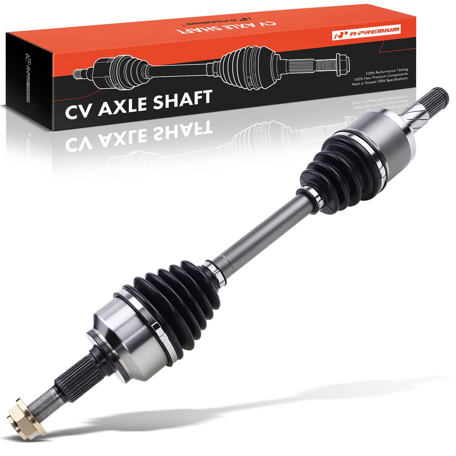 A-Premium CV Axle Shaft Assembly Compatible with Jeep Vehicles - Grand Cherokee 2005-2010 AWD, Commander 2006-2010 AWD 4WD - Fits Models without Limited Slip Differential, Front Left Driver Side