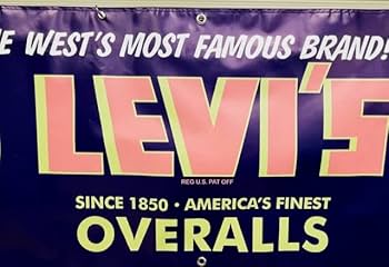 Amazon.co.jp: リーバイス ビニールバナー アンティーク ジーンズ