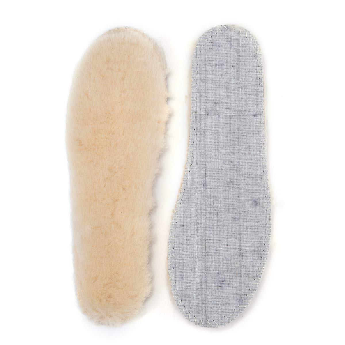 OZZEG Insole Woman Australia Sheepskin Boots Accessories Wool Fur Inserts (EVA Sole, 8 US) Yellow