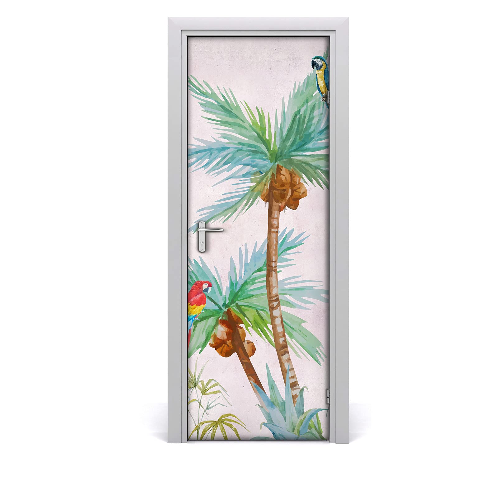 Papier peint de porte Safari Paradis pour salon et chambre