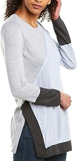 vince camuto ballie crewneck pullover