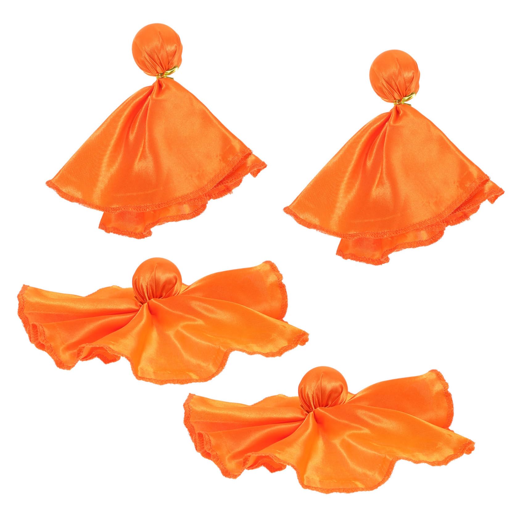 SUPVOX Penalty Flag Game Kit 4pcs Football Referee Flags Tossing Flags for Sports Events Easy to Notice Orange