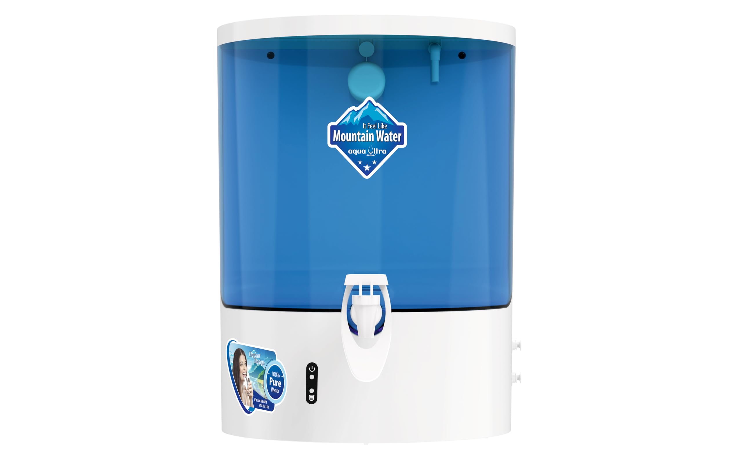 AQUAULTRA Pro-B 9 Liter RO+UV+UF+Active copper Water Purifier for home with Intelligent Disinfection UV LED in food grade storage Tank-picture-26