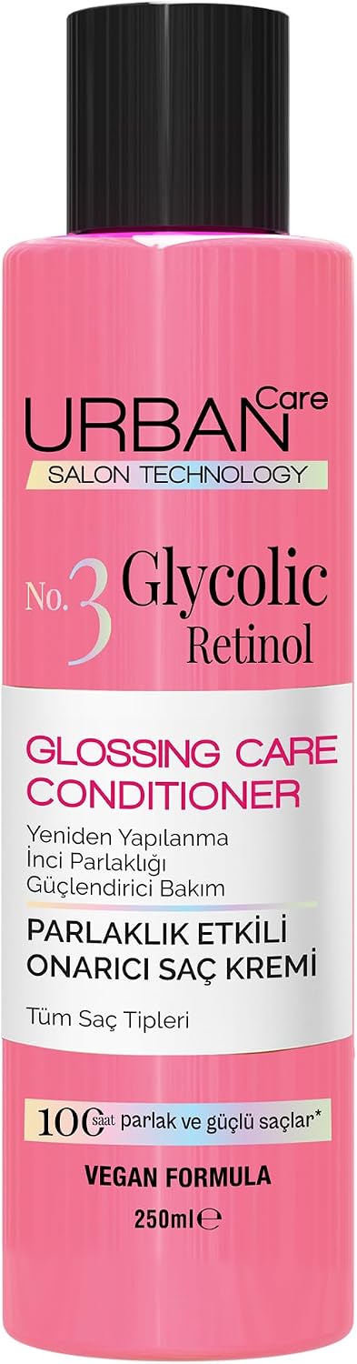 URBAN Care Glycolic Retinol Parlaklık Etkili Onarıcı Saç Bakım Kremi-250ml-Gloss