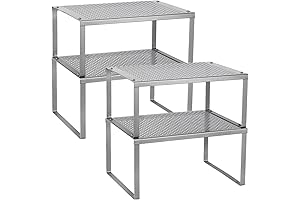 MOOACE Stackable Kitchen Shelves: Ultimate Kitchen Organization Solution