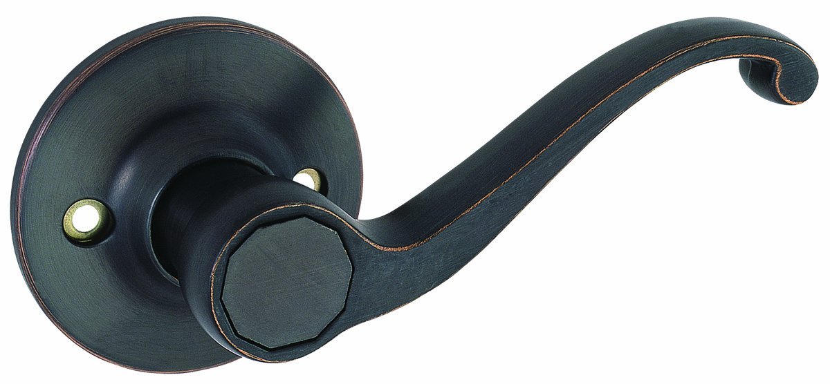 Design House 791657 Scroll Dummy Door Handle, Reversible for Left or Right Handed Doors