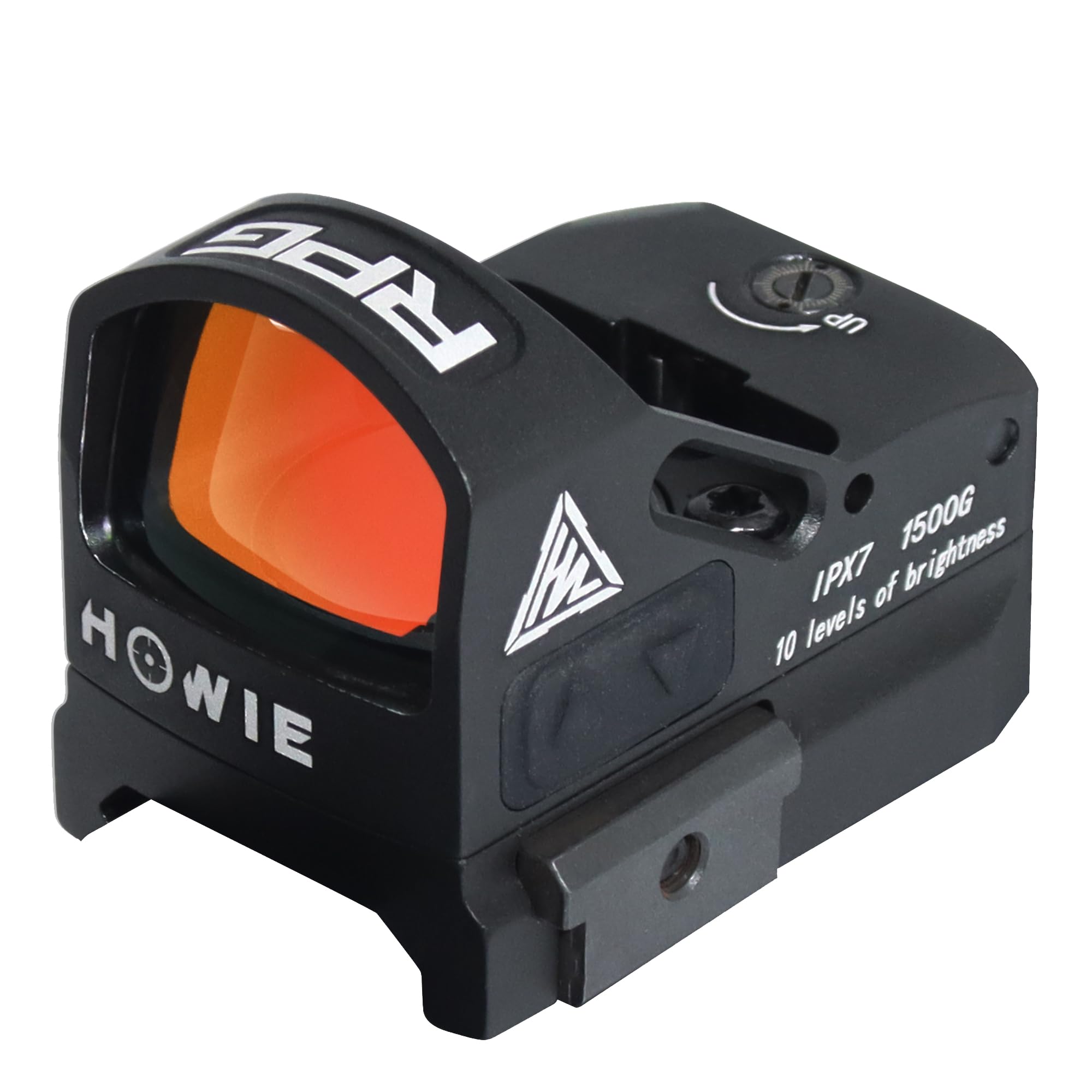 Motion Awake 2MOA Red Dot Scope for RMR,1x24mm Open Reflex Red Dot Sights,Compact Optics with Picatinny Rail