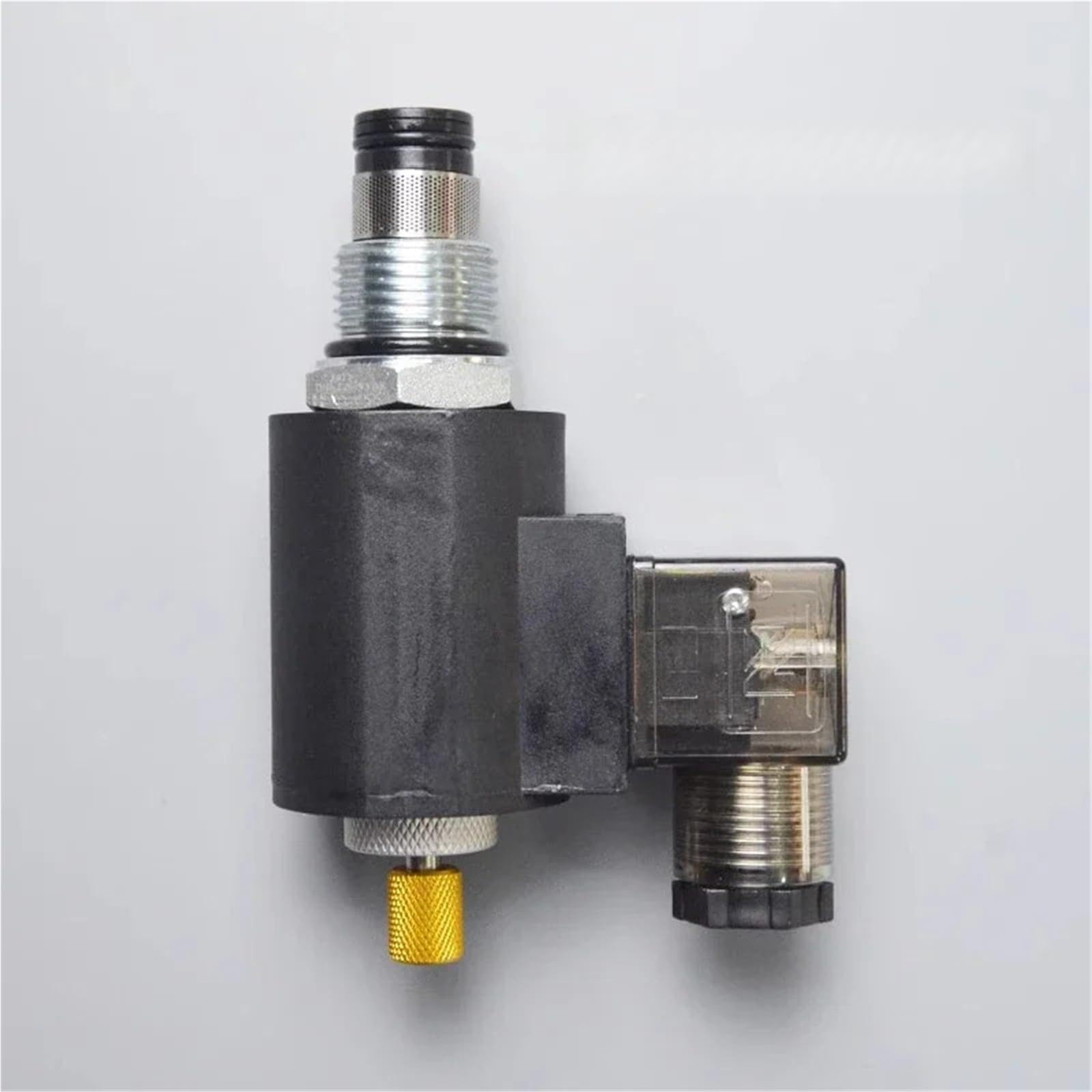 Wyobhotcp One Color 2-Position 2-Way Normally Closed Threaded Hydraulic Valve Cartridge Type Pressure Maintaining Solenoid Dhf10-220H Sv10-20M(Spool Dc12v Coil)