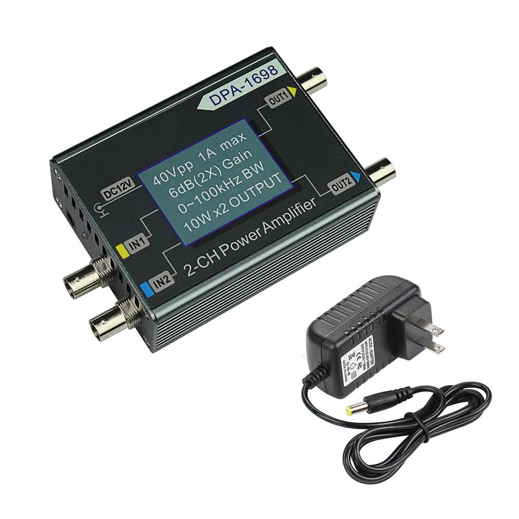 DPA-1698 High-Power -Channel DDS Function Signal Generator Power Amplifier DC Power Amplifier 40V