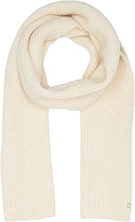 s.Oliver Strick-Schal mit Fischgrätenmuster und Logo-Ring