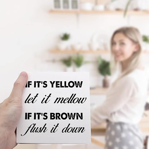 Miniatura 6 de Letrero inspirador de madera para decoración de escritorio para el hogar, baño, escritorio, estante y decoración de mesa (Hello There Handsome)