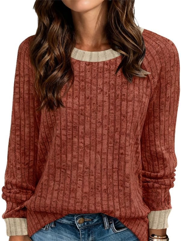 Pull Homme Isaia Bordeaux Colorblock Soie-cachemire - Taille M - Coupe Décontractée