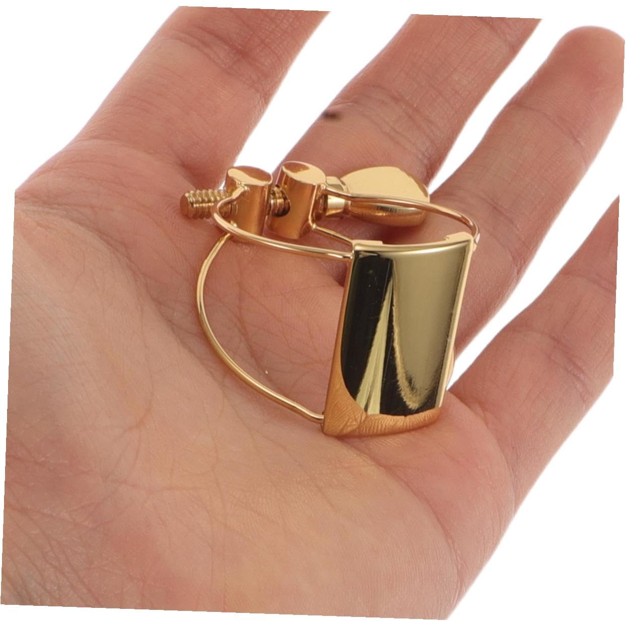Abrazadera para Boquilla de Saxofón Tenor 1 Juego Dorado