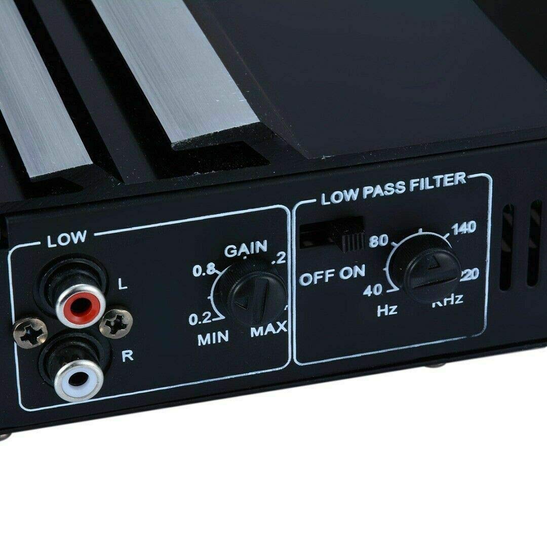 2 Kanal Autoverstärker, MACHSWON 3800W Car Audio Leistungsverstärker Bass Box Subwoofer 2Channel Verstärker