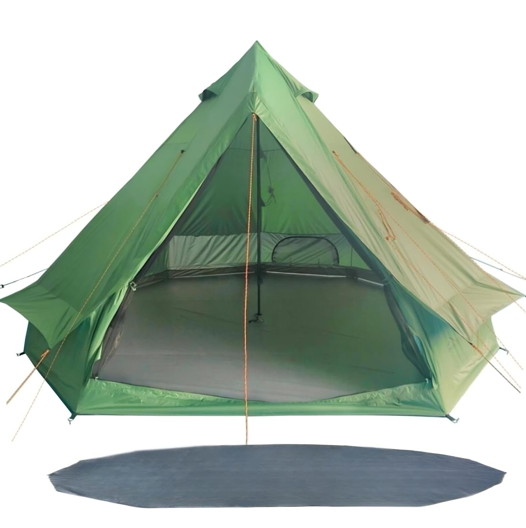 DANCHEL OUTDOOR B1 4-6 Person Lightweight Yurt Tent UPF50+ Glamping Tent  with Goundsheet Tarp, 24lbs Roomy 300D Oxford Waterproof Bell Tent with  Sliver Coating for Hiking,Green,13x13x8.2ft : Amazon.ca: Sports u0026 Outdoors