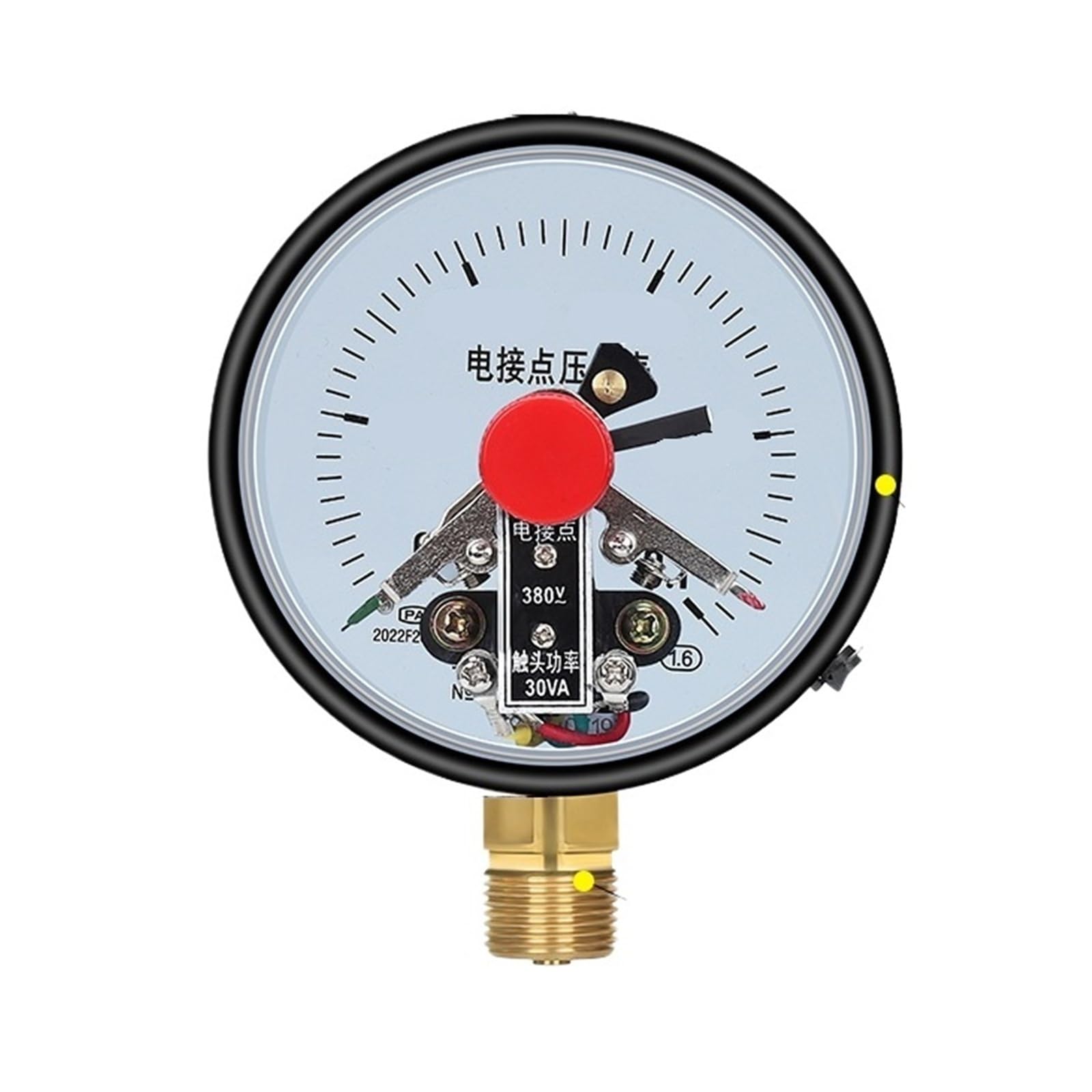 Manómetro de contacto eléctrico asistido magnéticamente YXC-100(0-1.6MPA 16kg)