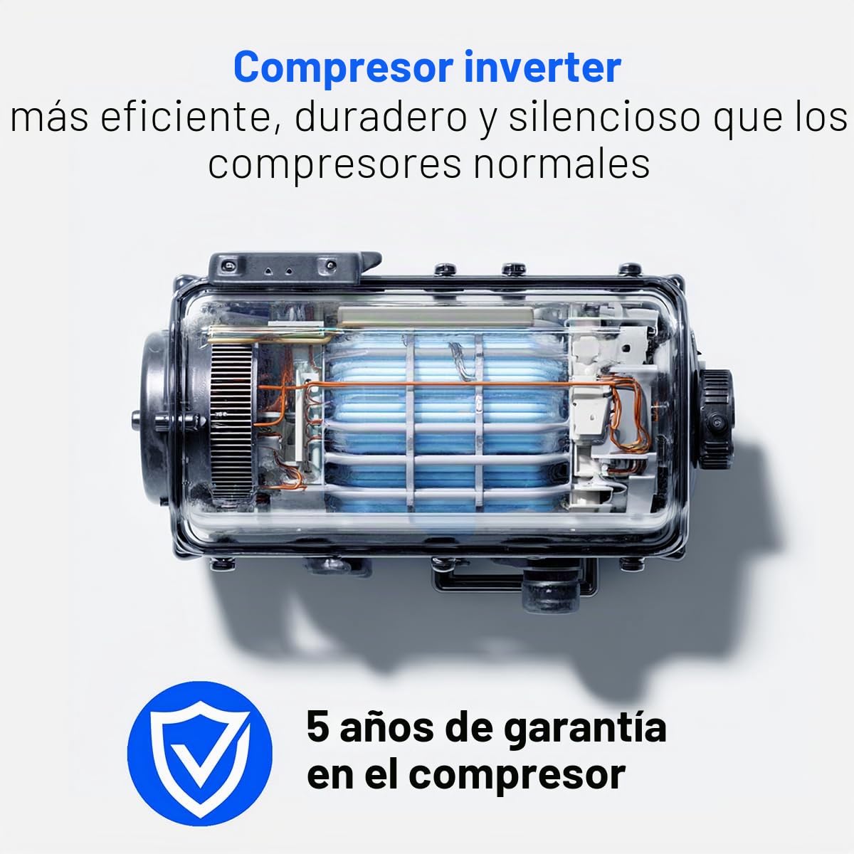 Frigorífico Bomann® sin congelador - Clase energética C - 85 cm - 5 años de garantía del compresor - Frigorífico pequeño - 0-8 °C - 35 dB de funcionamiento silencioso - 3 estantes - 126 L